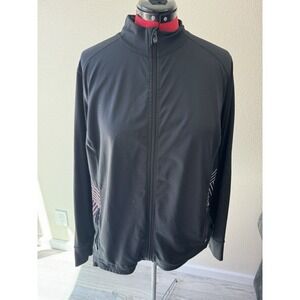 Women Junior Plus Size 2X Activewear Workout Zip Front Lightweight Jacket #508